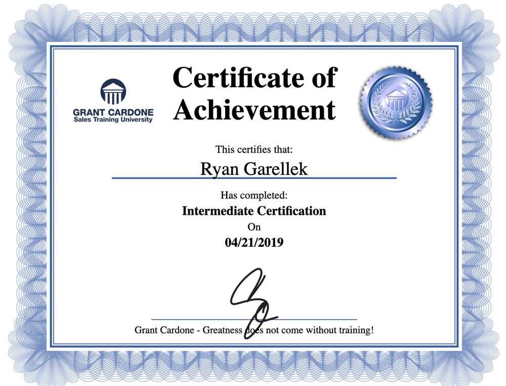 IntermidiateCertification